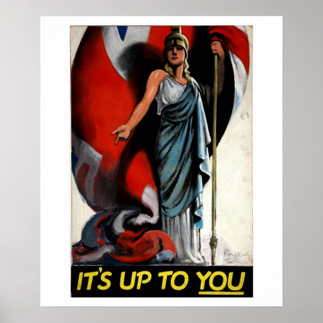 Póster Depende de ti (Britannia) Poster de propaganda (Frente)