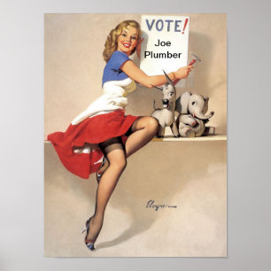 Póster Depende de ti - Vota por X