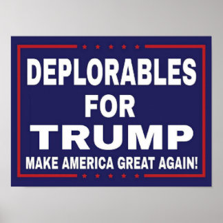 Póster Deplorables
