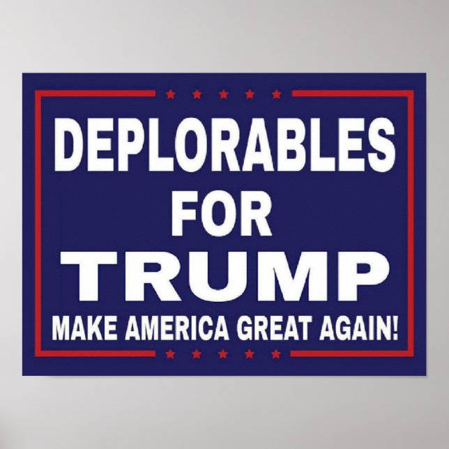 Póster Deplorables (Frente)