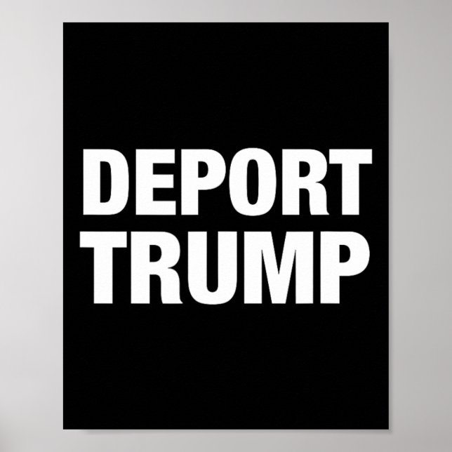 Póster Deport Trump - #resist (Frente)