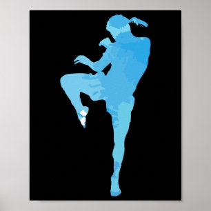 Póster Deporte de boxeo tailandés muay