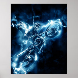 Póster Deporte extremo de Motocross