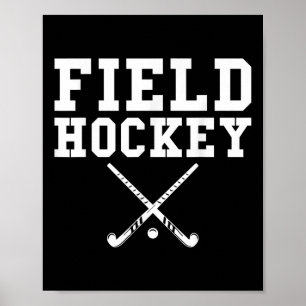 Póster Deporte rápido de hockey sobre hierba