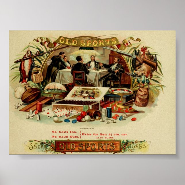 Póster Deportes antiguos (Frente)