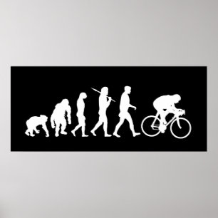 Póster Deportes de ciclo de la bicicleta de las Carreras