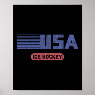 Póster Deportes de equipo de EE. UU. Retro equipo america