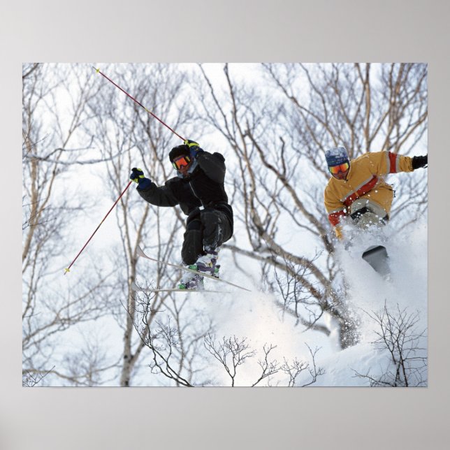 Póster Deportes de invierno (Frente)