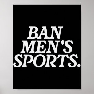 Póster Deportes divertidos para hombres