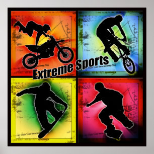 Póster Deportes extremos
