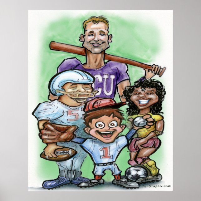 Póster Deportes juveniles (Frente)