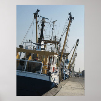 Póster Deportista de pesca en Poster fotográfico de Quay