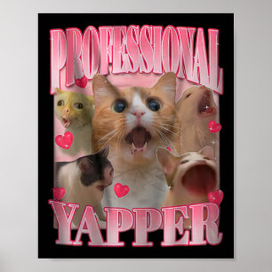 Póster Depósito divertidísimo de yapper profesional