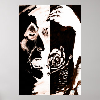 Póster Depresión maniática