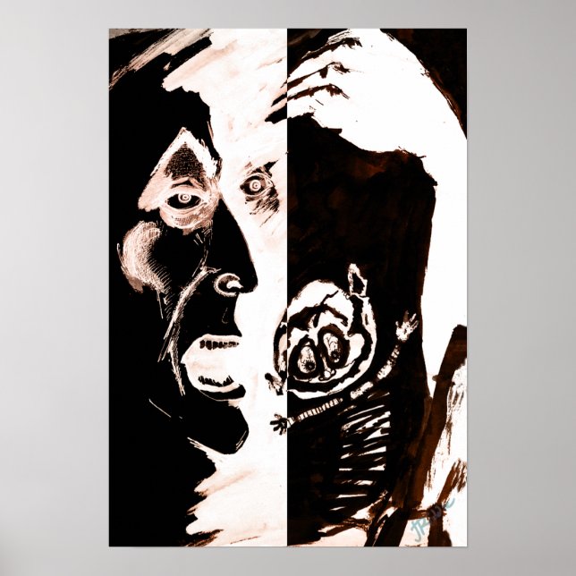 Póster Depresión maniática (Frente)