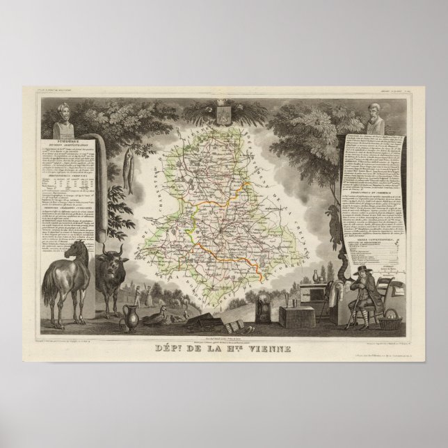 Póster Dept. De La Hte Vienne (Frente)