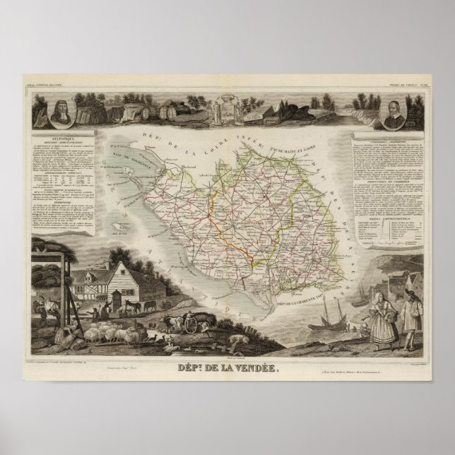 Póster Dept. De La Vendee (Frente)