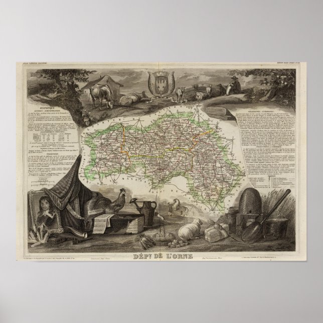 Póster Dept. De L'Orne (Frente)