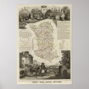 Póster Dept. Des Deux Sevres
