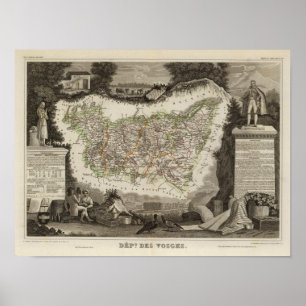 Póster Dept Des Vosges