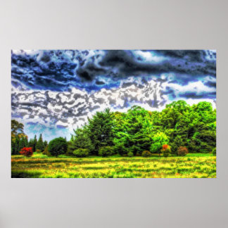 Póster Depth 18 Pastel