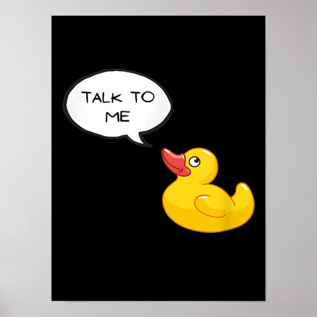 Póster Depuración del pato de caucho (Frente)