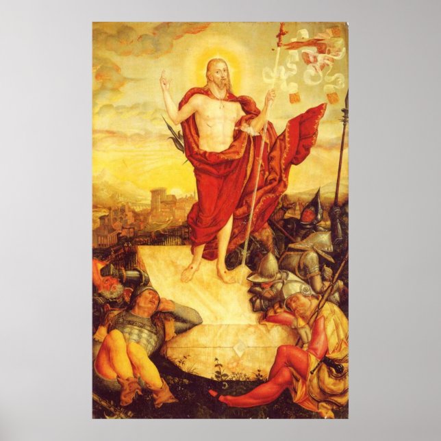 Póster Der-Auferstandene de Lucas Cranach (1558) (Frente)
