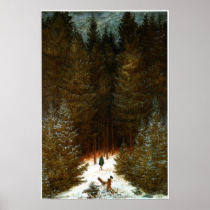 Póster Der Chasseur im Walde