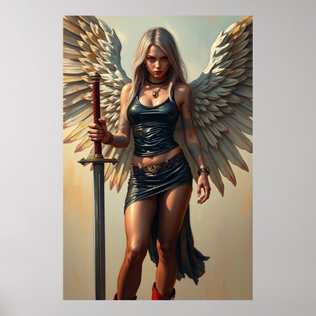 Póster Der Engel des Kriegers (Frente)