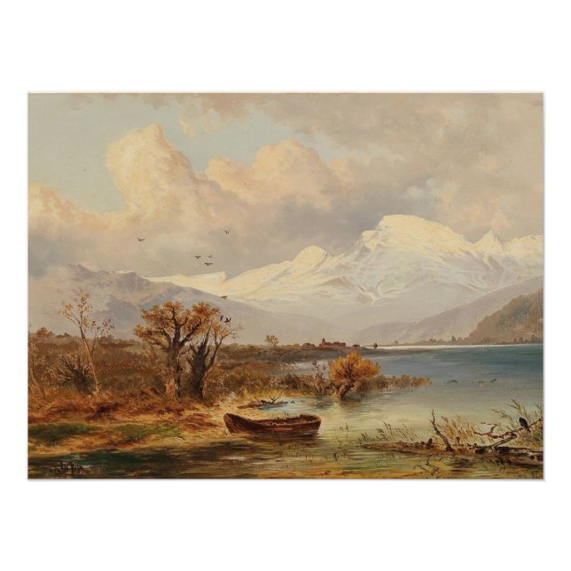 Póster Der Haider See - Emil Barbarini (Anverso)
