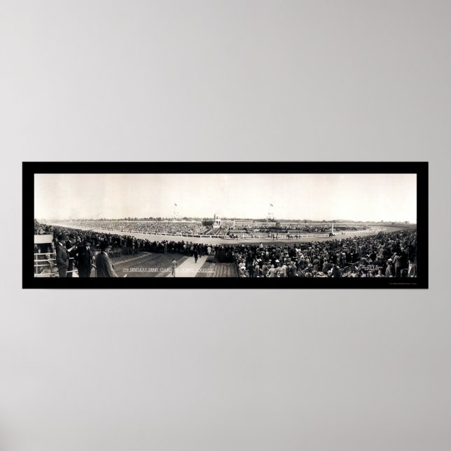 Póster Derby Churchill Downs Foto 1941 (Frente)