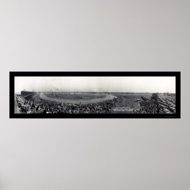 Póster Derby Churchill Downs Photo 1937 (Frente)