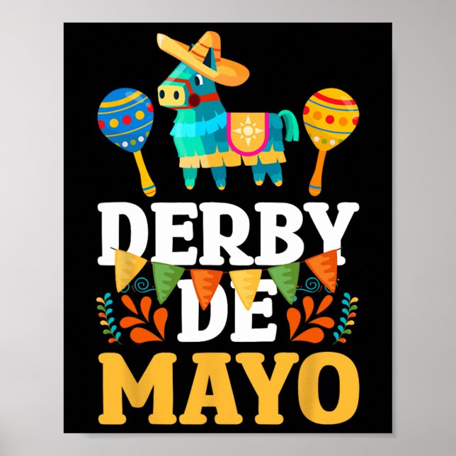 Póster Derby De Mayo Cinco De Mayo (Frente)