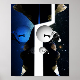 Póster Derby de noche