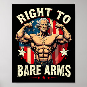 Póster Derecho A Despojarse De Armas George Washington Bo