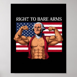 Póster Derecho A Despojarse De Armas George Washington Bo
