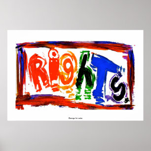 Póster Derechos