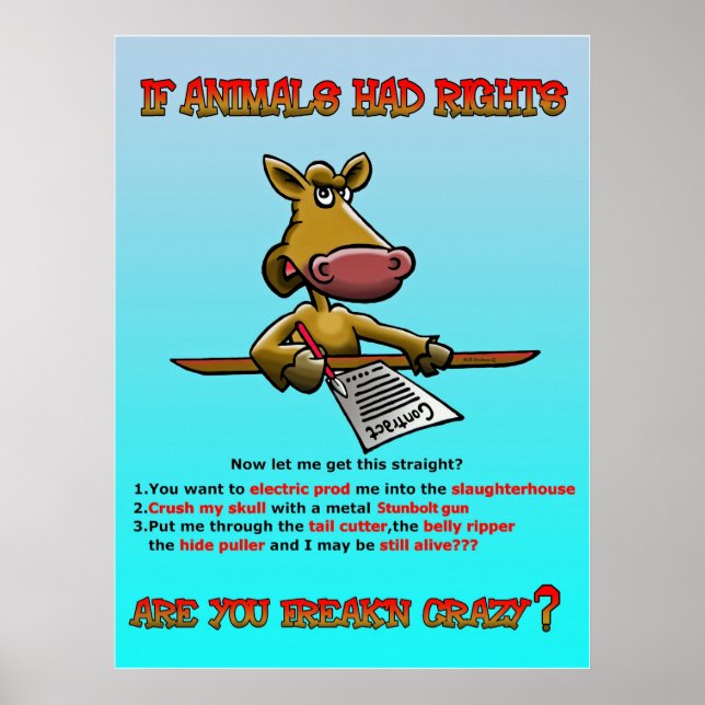 PÓSTER DERECHOS DE LOS ANIMALES (Frente)