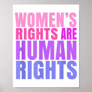 Póster Derechos Humanos Derechos de la Mujer