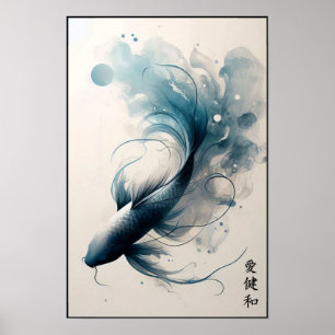 Póster Deriva Bajo la Pared de Aguas Silenciosas