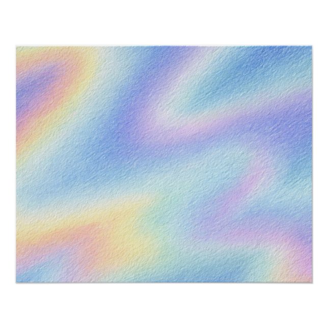 Póster Deriva del cielo pastel (Anverso)