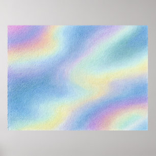 Póster Deriva del cielo pastel