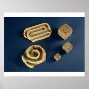 Póster Derivados de arenisca y juegos de labranza de terr