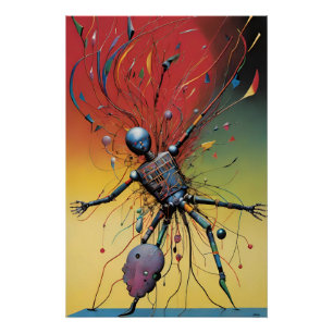Póster Derrame de proporciones galácticas - Ken Gage Art