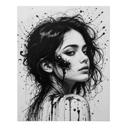 Póster Derretimiento del desplazamiento vertical