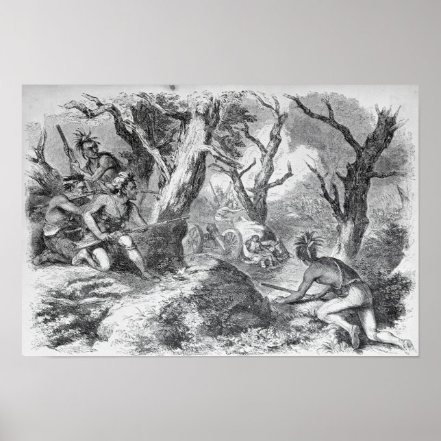 Póster Derrota del General Braddock (Frente)