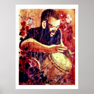 Póster Derrota hacia fuera de BrownBlues