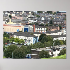 Póster Derry/Londonderry Irlanda del Norte Europa