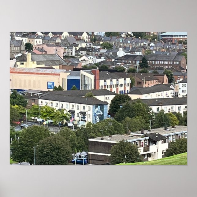 Póster Derry/Londonderry Irlanda del Norte Europa (Frente)