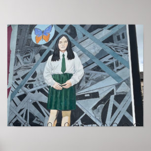 Póster Derry/Londonderry Irlanda del Norte Los Disturbios